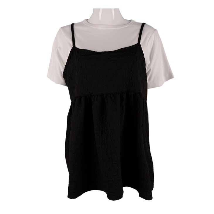 Women 2 Pieces T-shirt Vest Sets